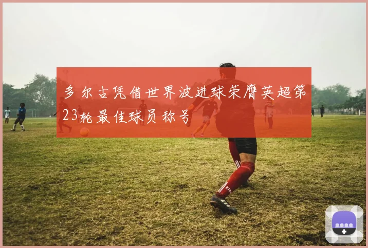 多尔古凭借世界波进球荣膺英超第23轮最佳球员称号