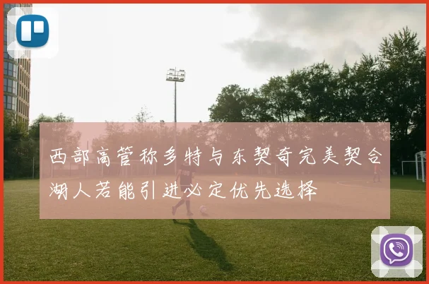 西部高管称多特与东契奇完美契合湖人若能引进必定优先选择